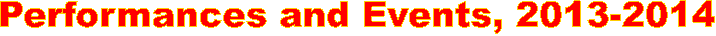 Performances and Events